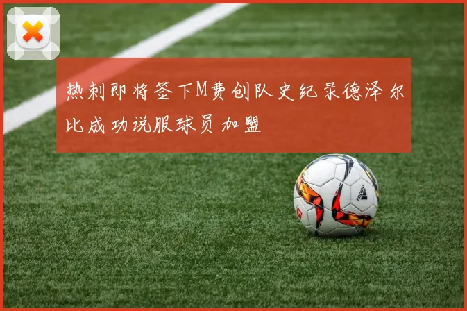 热刺即将签下M费创队史纪录德泽尔比成功说服球员加盟